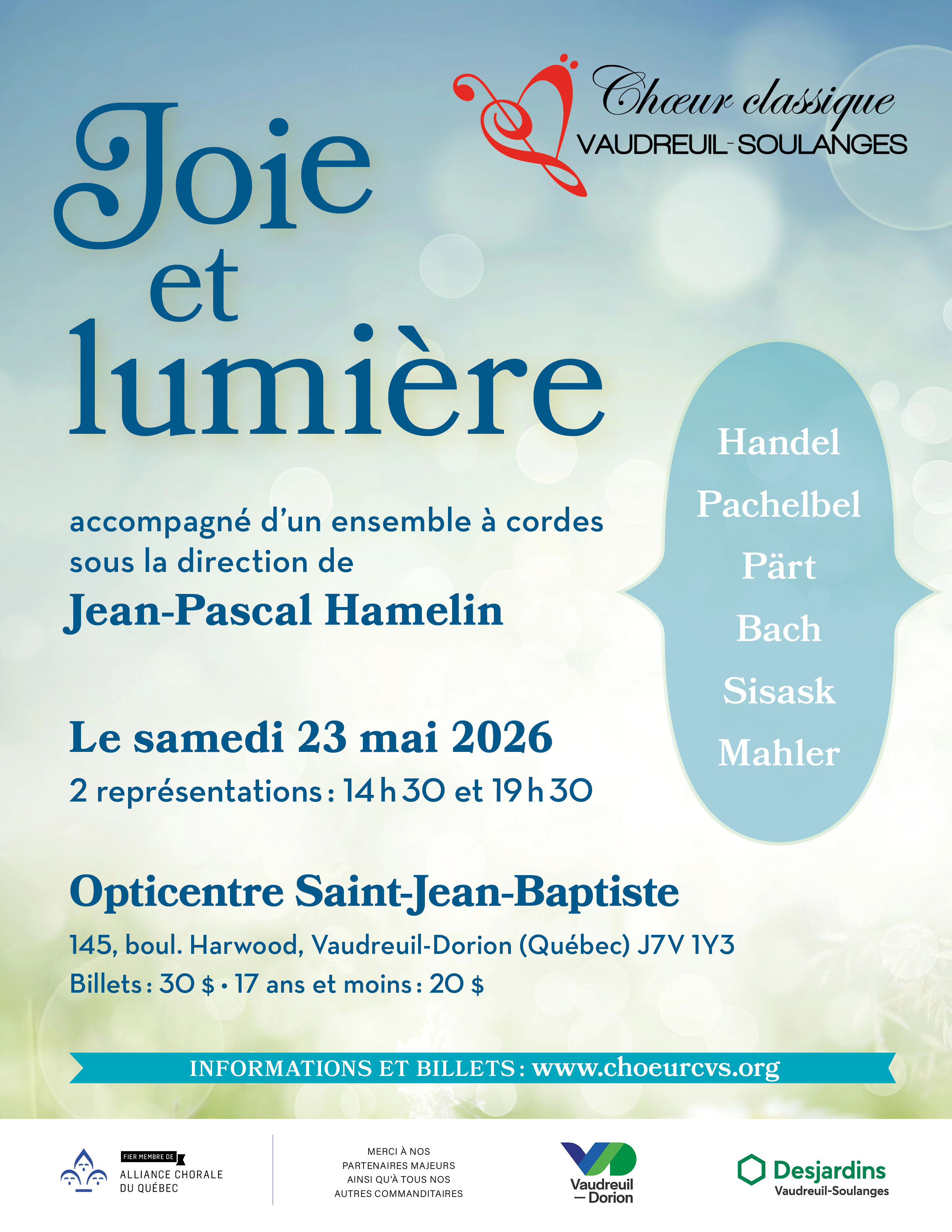 Affiche: Joie et lumière - après-midi